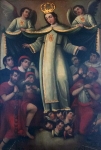 Santa Rosalía, nave painting, St. Rosalia