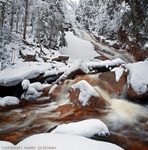 Ripley Falls - Spring Snow