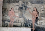 Portería, cloister mural (right)