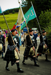 Proud Jock the flag bearer