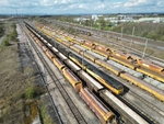 JL - 15.4.23 56113 & 56049, 60087 & 60021,  Carlisle Yard