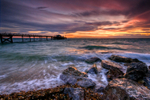 z1984 Totland Pier at Dusk