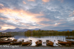 Sunset, Derwent Water from Lakeside