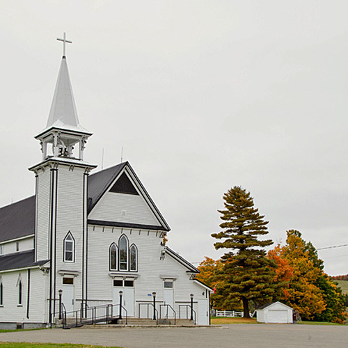 Saint John The Evangelist Church is located on Johnville Road in Johnville, Carleton County, New Brunswick, Canada.