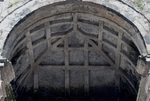Apse, coffered barrel vault