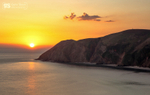 Sunrise beyond Foreland Point