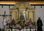 Angahuan, Michoacán, Santiago Apóstol, hospital chapel altar