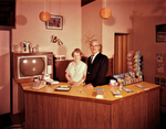 Motel front desk