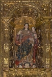 San Nicolás de Bari, high altar, second tier, central figure
