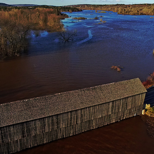 Bloomfield Creek - Spring Flood 2018 New Brunswick Canada