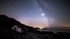 Fisherman's cottage at Niarbyl and Milky Way