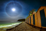 z3045 Moon halo Shanklin Beach