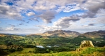 Elter Water and the Conniston Fells.