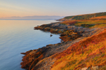 Point Lynas looking towards Snowdonia.