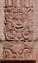 Victoria, Guanajuato, San Juan Bautista, façade portal pillar base