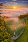 z3793 Sunrise Fog, Luccombe