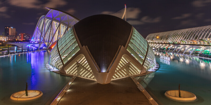 City of Arts and Sciences Panorama, Valencia