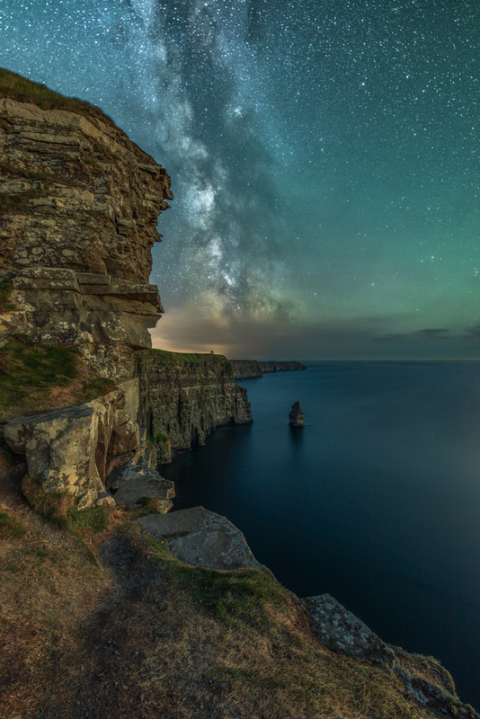 Milky Way at Cliffs of Moher, Co Clare