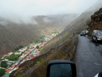 St Helena Jamestown town from road above