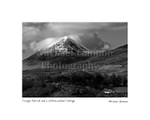 Croagh Patrick and a Whitewashed Cottage