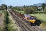 JL - 14.9.20 66086 6V92 Corby - Margam, Homedowns nr Ashchurch