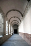 Lower cloister walk, barrel vault