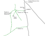 Wharram Percy medieval village walk.