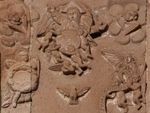 Façade gable relief detail (top)