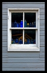 Blue Bottle Window