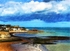 TH0168 View of Viking Bay from Louisa Bay,  Broadstairs Greetings Card