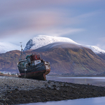 Ben Nevis Shipwreck at Dusk