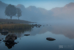 Misty morning, Llyn Crafnant