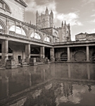 Bath Abbey and the Roman Baths. EDC269