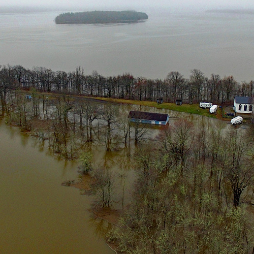 Oak Point Spring Flood 2018 New Brunswick Canada