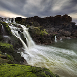 Dunseverick Coastal Falls