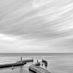 Cirrus clouds over the Whitby piers (3)