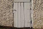 WHITE DOOR AND STUCCO