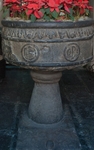 Casona del Retablo, baptismal font