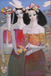 white bird 50x75