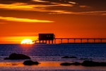 z4172 Sunrise over Bembridge Lifeboat Station