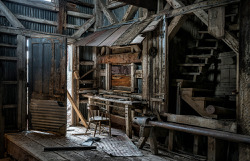 The Ghost Town of Bodie, California | Standard Mill Interior