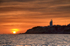 z2118 St Catherines Lighthouse at Sunset