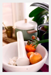 Windowsill Orangerie with Oranges and Clivia Fruit 1