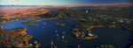 AERIAL VIEW OF THE NATIONAL MUSEUM OF AUSTRALIA, CANBERRA 2-107789