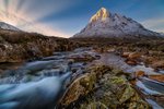 The Sunrise kissing the mountain