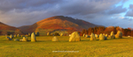 Blencathra and castlerigg stone circle