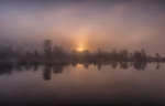 Sunrise at Lough Boora