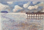Felixstowe Pier and sea