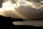 Sunbeams over Glan Conwy 2709