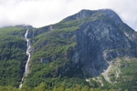 Norway Hellesylt Sunnylvsfjorden Knivsfla